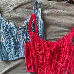 Two Victoria’s Secret lingerie tops